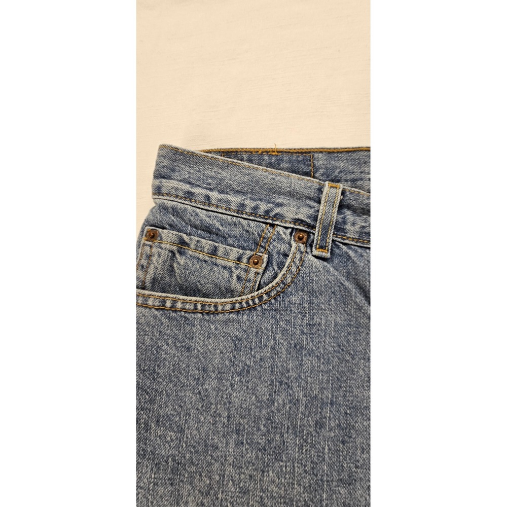 Levis 550 Mens Relaxed Fit Denim Shorts Light Wash Blue Cotton W36 550-0211 - Picture 7 of 14